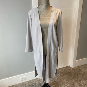 BNWT Grey Duster Coat blazer